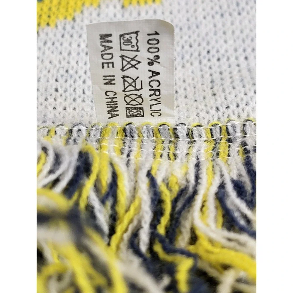 MLS Soccer LA Galaxy Team Scarf Blue & Yellow/White